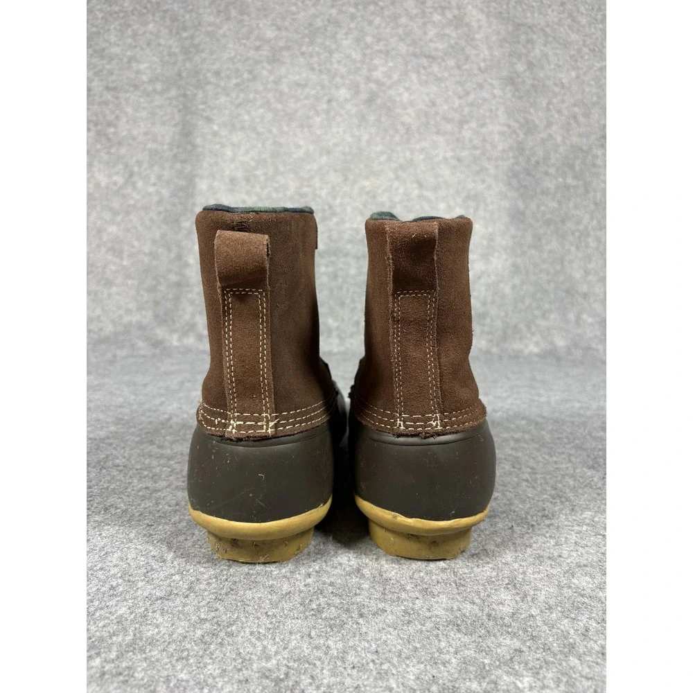 RedHead ASC II Duck Boots 9 Brown Front Zip Thinsulate Waterproof Leather